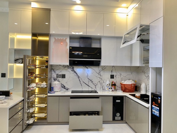 Mẫu thiết kế nội thất phòng bếp đơn giản